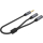 UNITEK Adapter Jack 3.5mm - 2x Jack 3.5mm Y-C956ABK - 326048 - zdjęcie 3